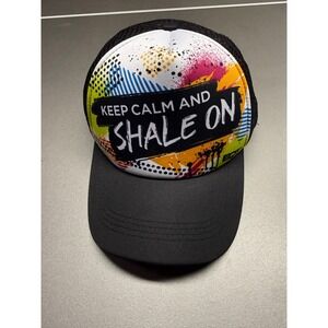 Creative Keep Calm and Shale On Trucker Hat Multi-Color Mesh Snapback Cap